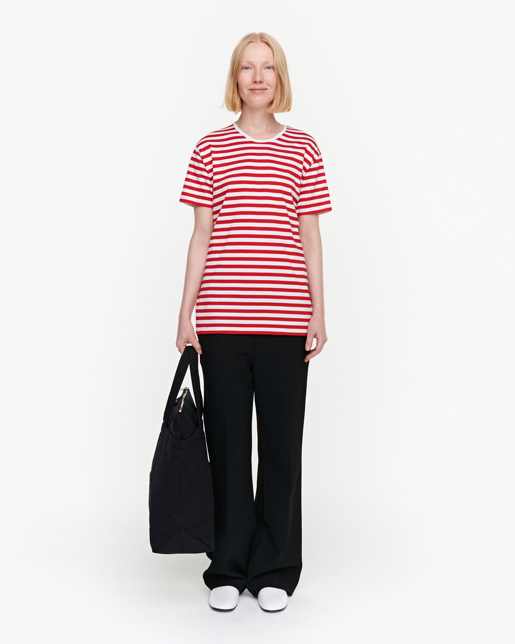 【期間限定】marimekko マリメッコ/ Lyhythiha カットソー セール】Tasaraita / LYHYTHIHA（Tシャツ/カットソー