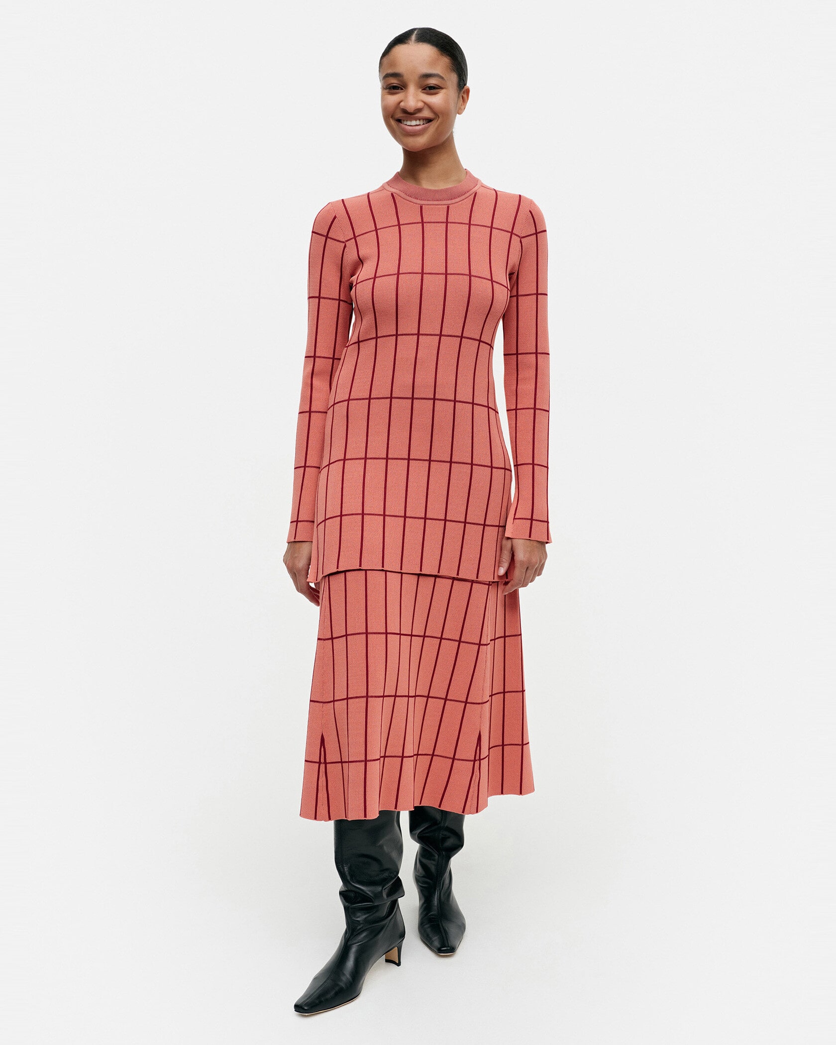 Konteksti Tiiliskivi ニットチュニック | Marimekko (マリメッコ