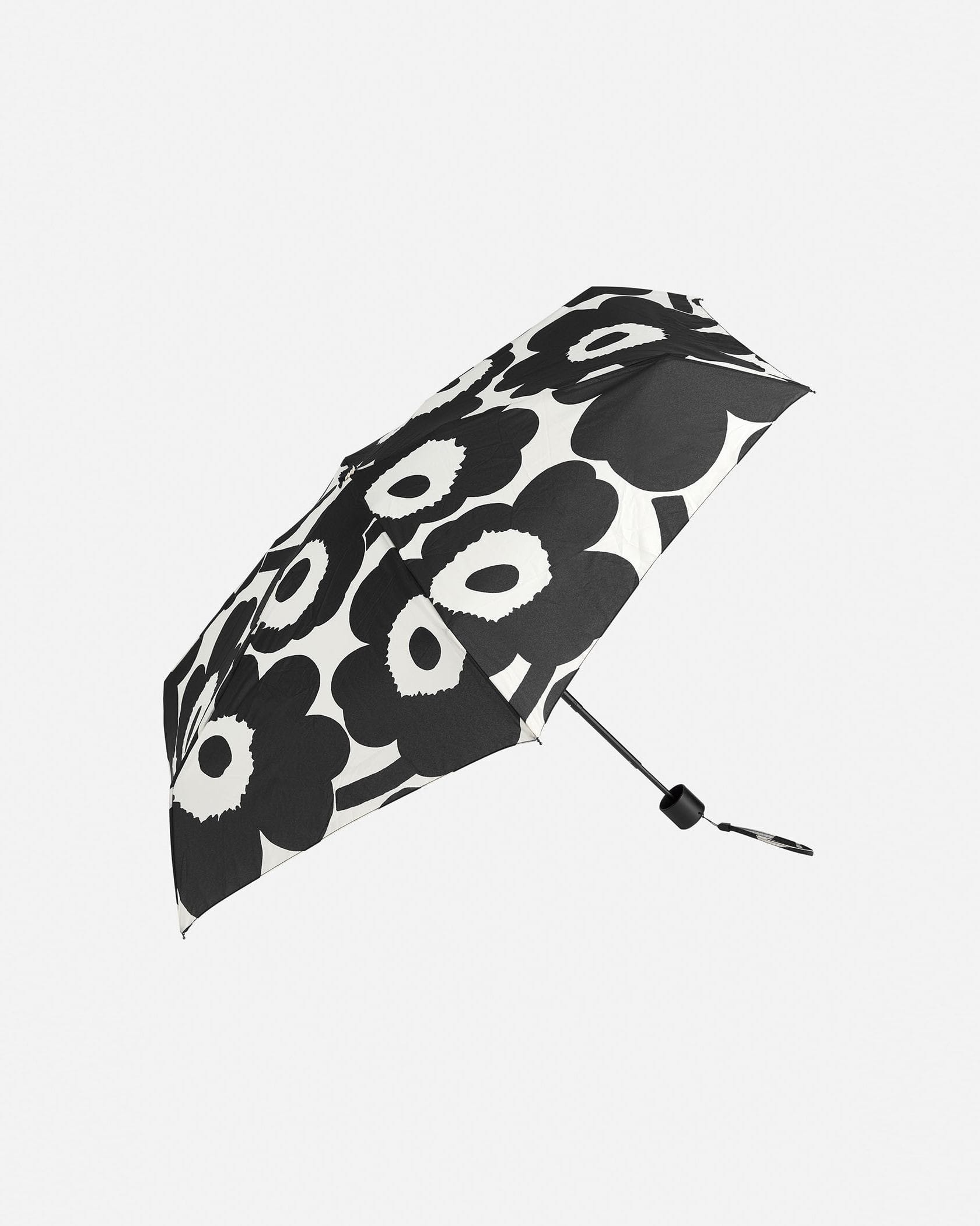新品　marimekko Mini Manual Logo 折り畳み傘 Mini Manual Marilogo 折りたたみ傘 | Marimekko (マリメッコ