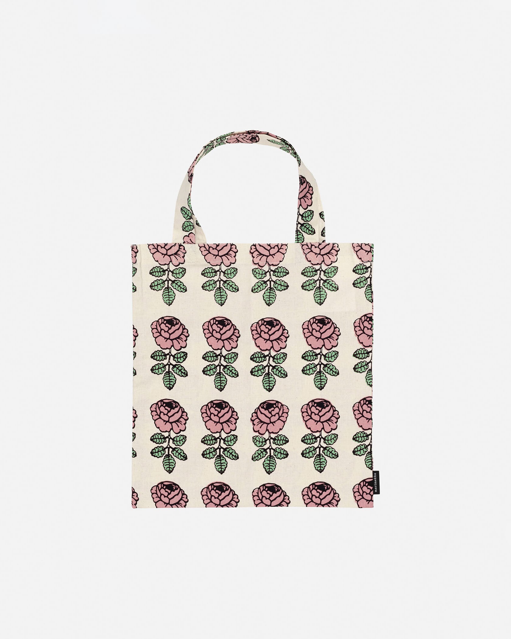 日本限定】Vihkiruusu ファブリックバッグ | Maija Isola | Marimekko