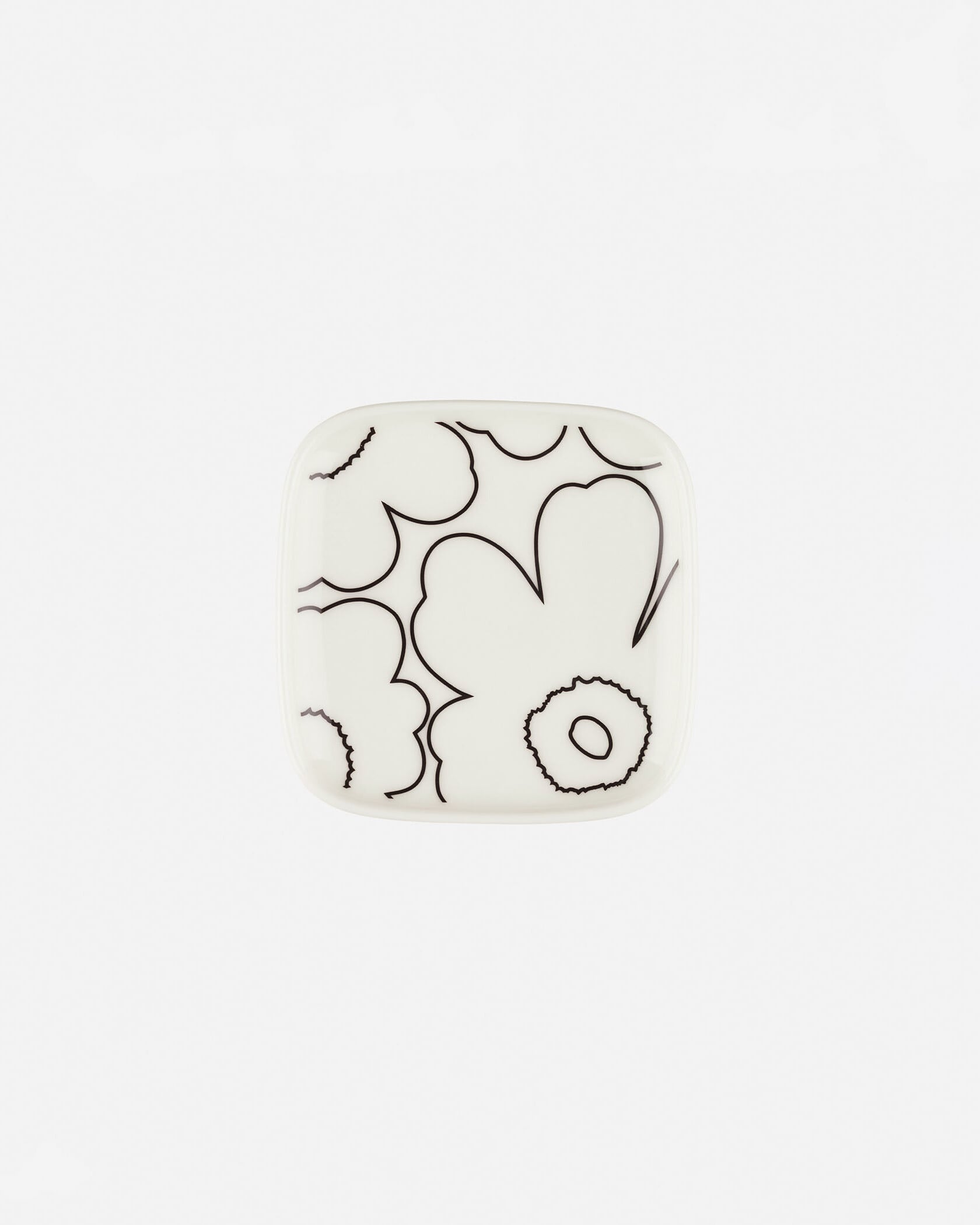 Piirto Unikko プレート 10×10cm | Maija Isola | Marimekko