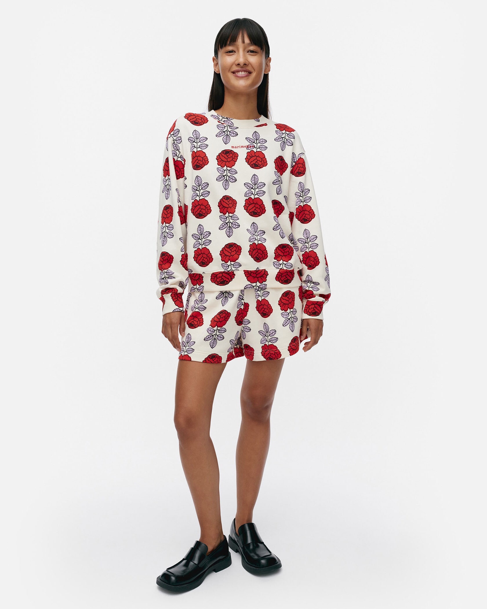 Leiot Vihkiruusu スウェット | Maija Isola | Marimekko