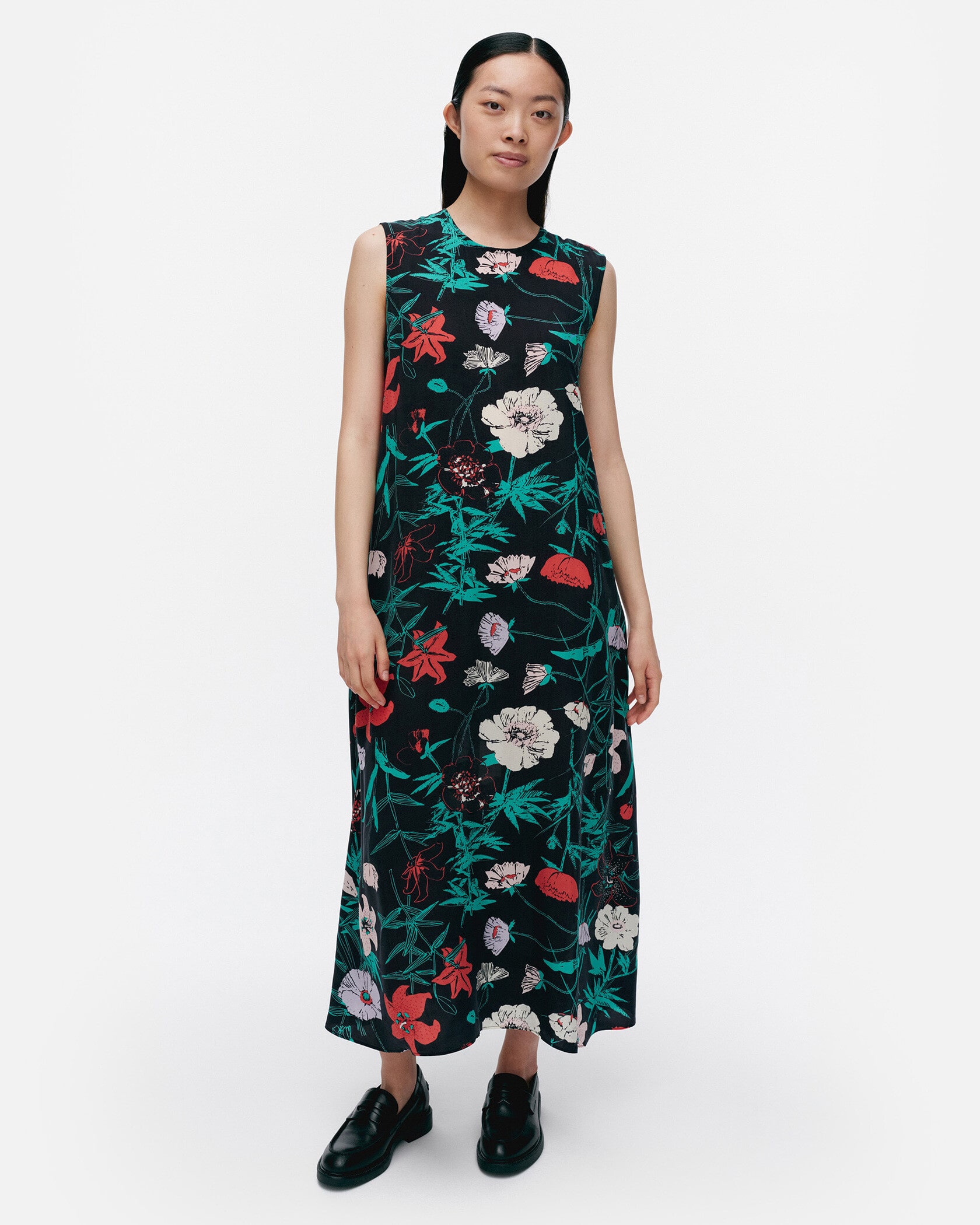 【22AW】marimekko マリメッコ/ Janetta Pieni Pioni ワンピース ピオニー marimekko(マリメッコ) ワンピース(レディース) - 海外