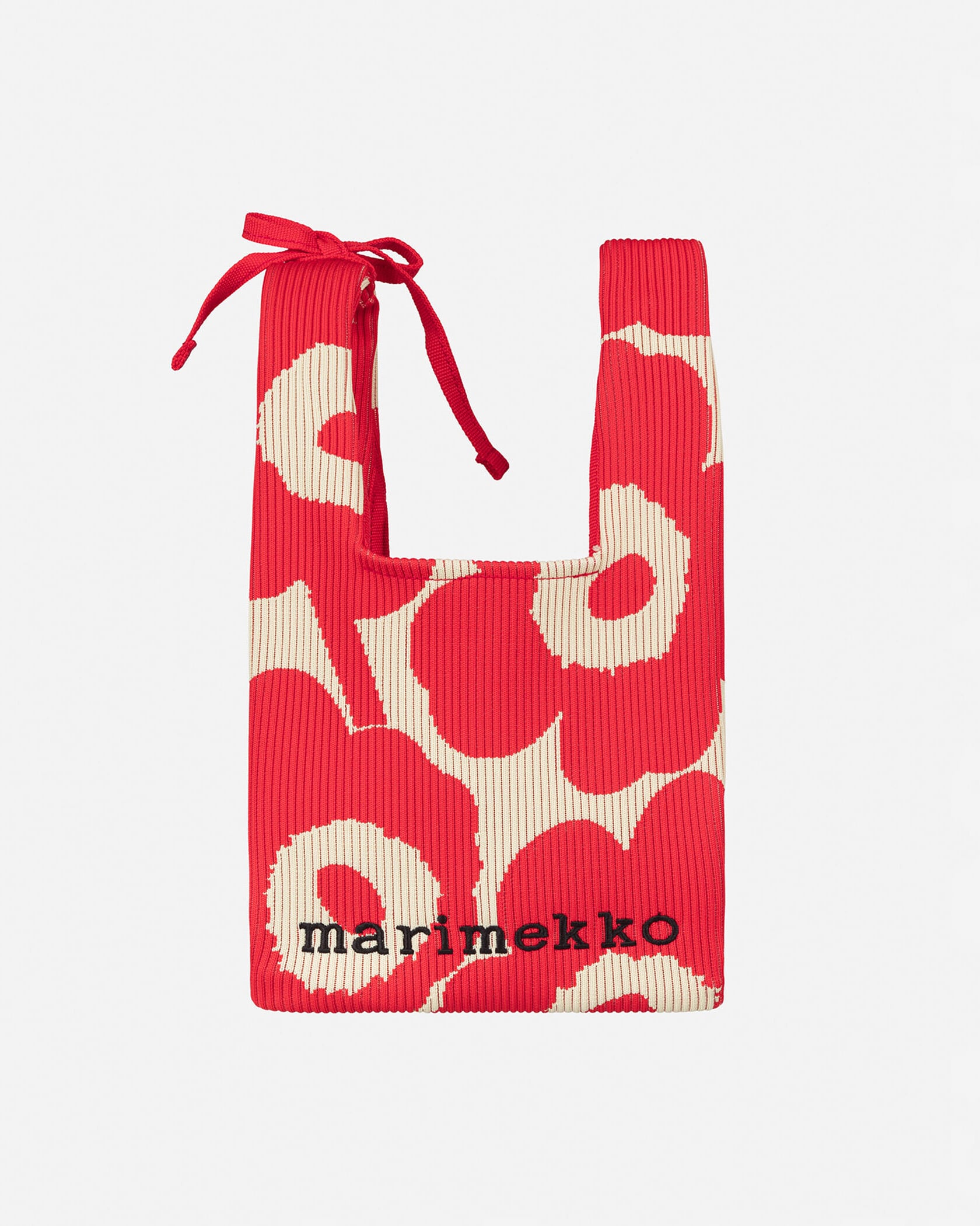 Knitted Mini Tote Unikko トートバッグ | Marimekko
