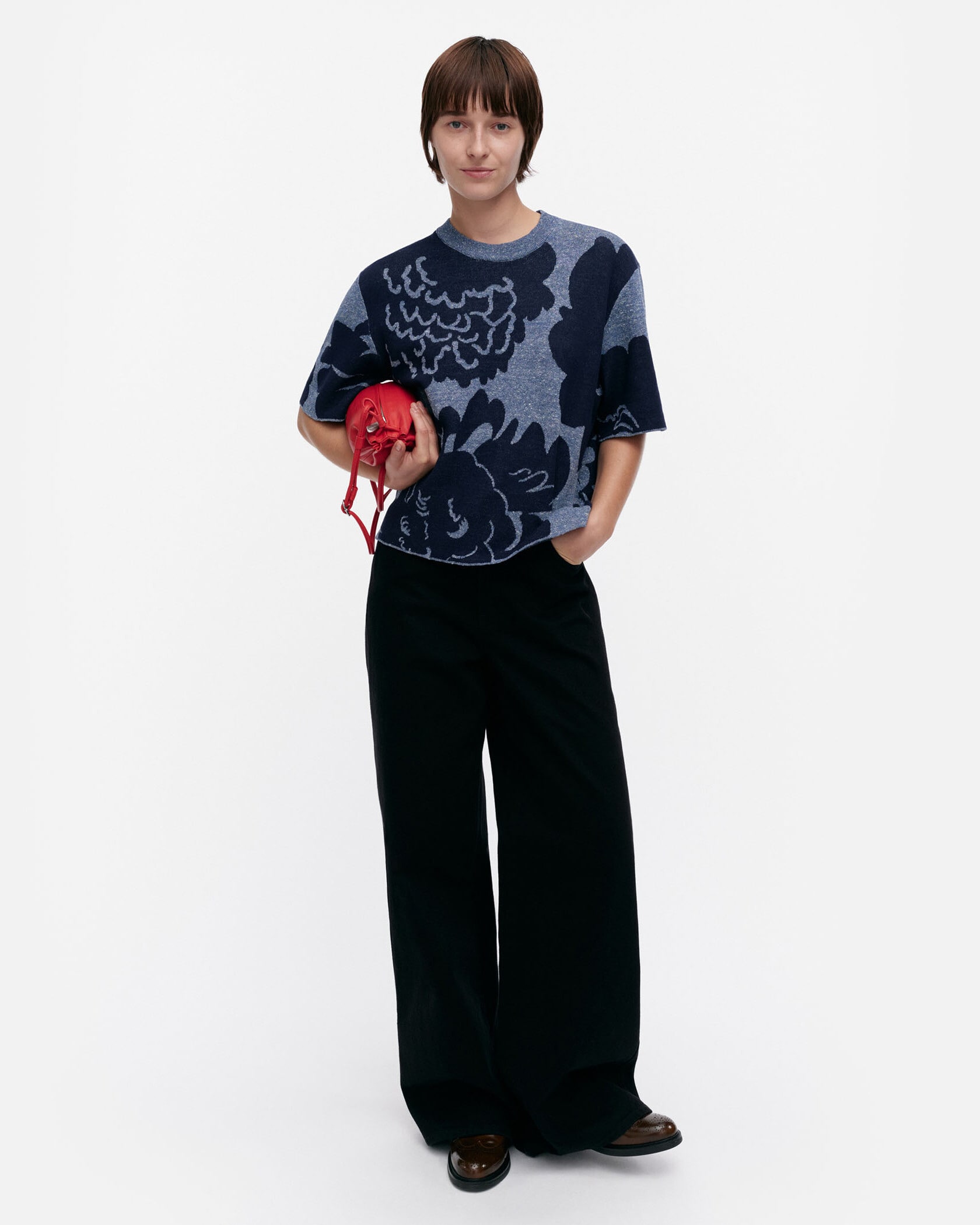 marimekko ニットセーター プルオーバー ユニセックスS マリメッコ marimekko ニットセーター プルオーバー マリメッコ ウニッコサイズS