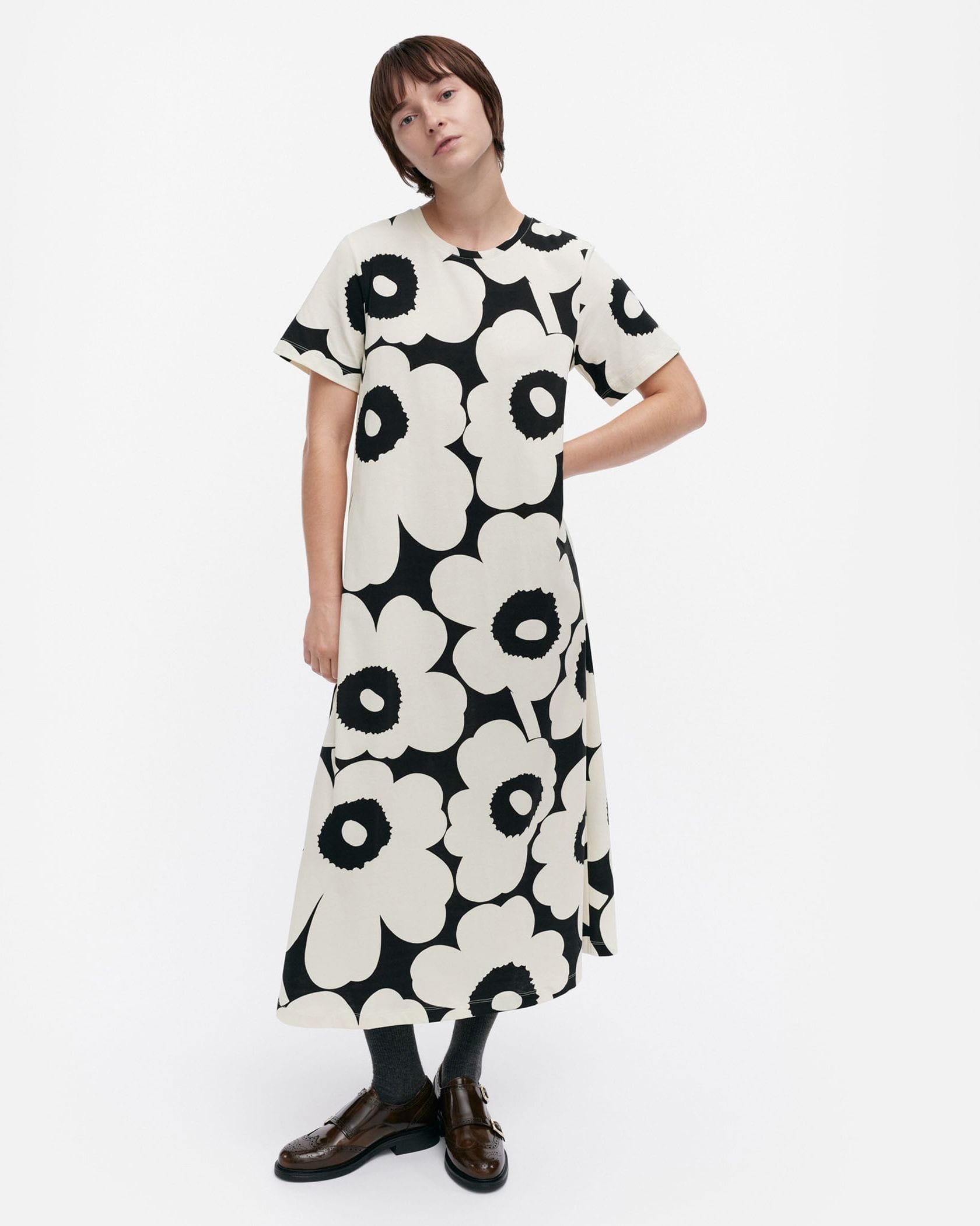 【marimekko】Helea Akvarelli Unikko ワンピース Heleä Akvarelli Unikko Dress | Marimekko
