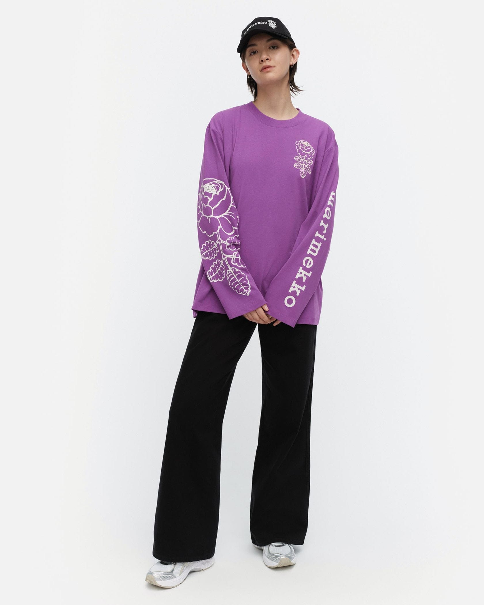 Oksat Vihkiruusu Placement カットソー | Maija Isola | Marimekko