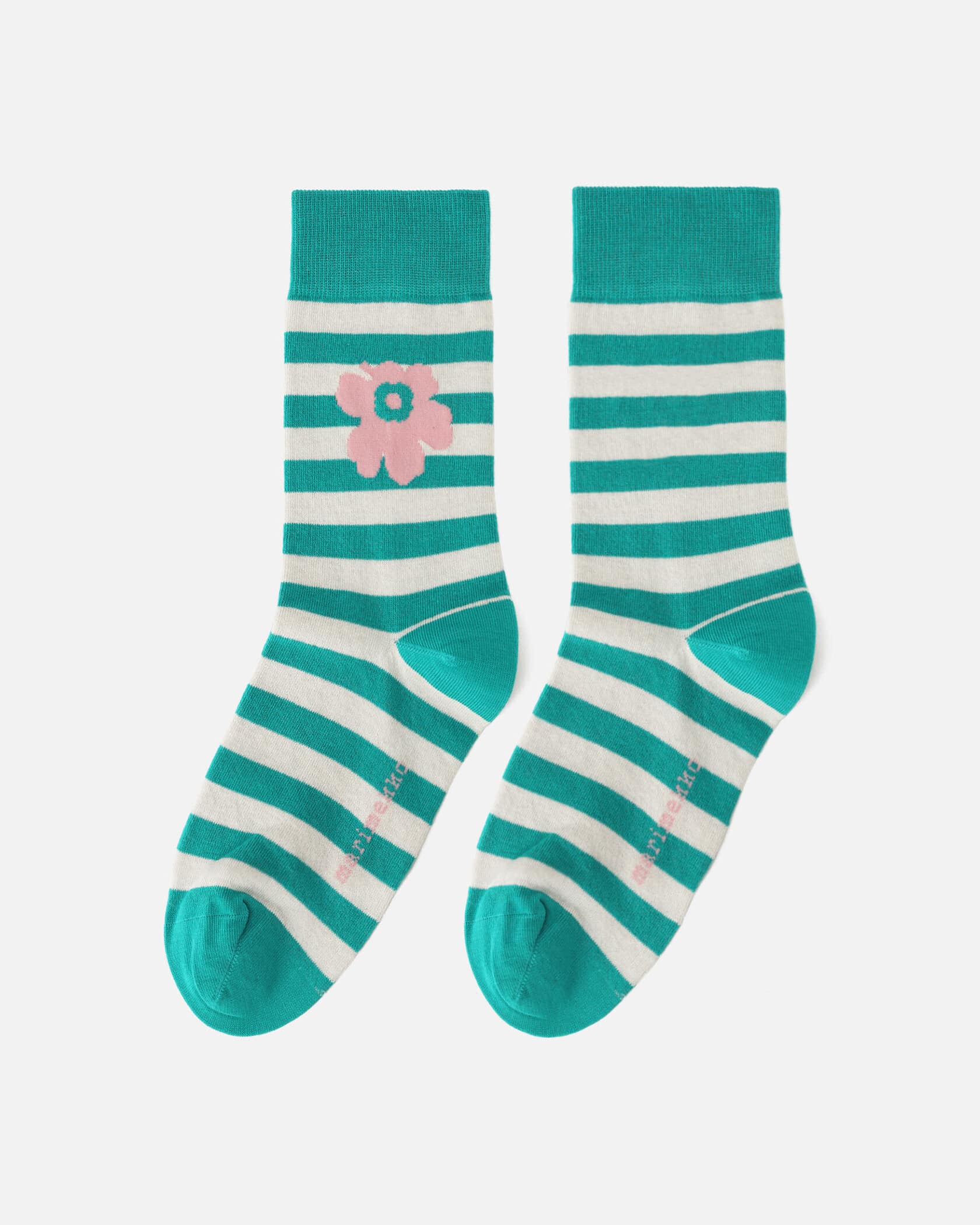 Kasvaa Tasaraita Unikko ソックス | Annika Rimala | Marimekko