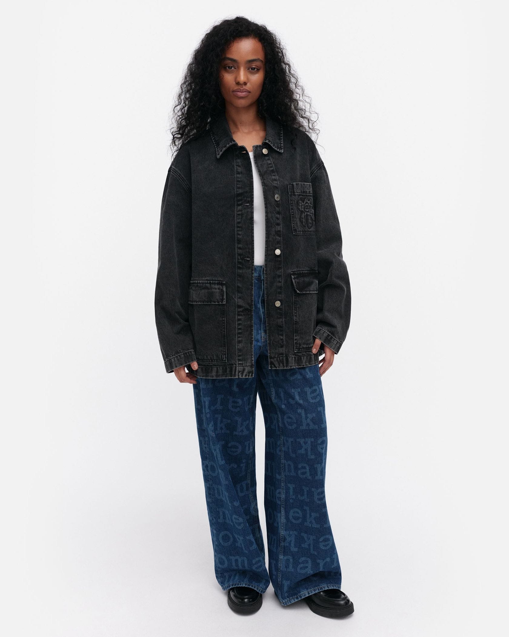 Maridenim Poweri Unikko デニムジャケット | Marimekko (マリメッコ