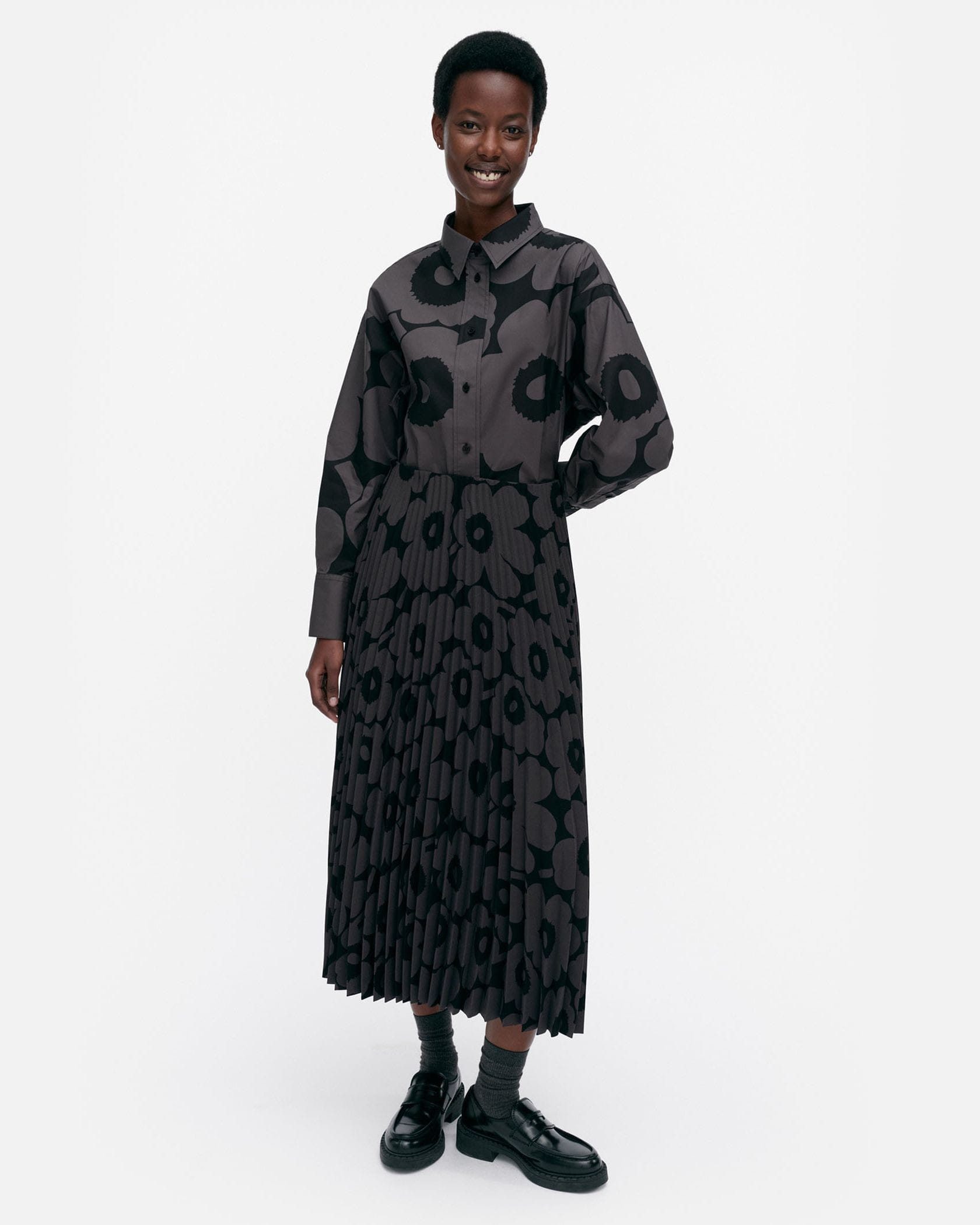 marimekko :: スカート 2025SS】マリメッコ/ Maridenim Suoritus Unikko スカート