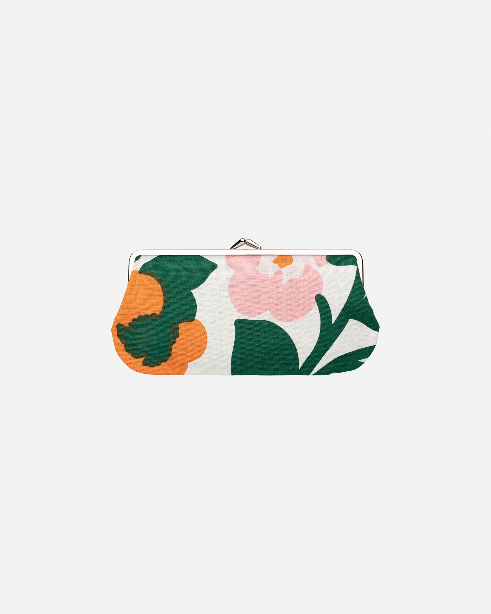 Pieni Green Green Silmalasikukkaro がま口ポーチ | Marimekko
