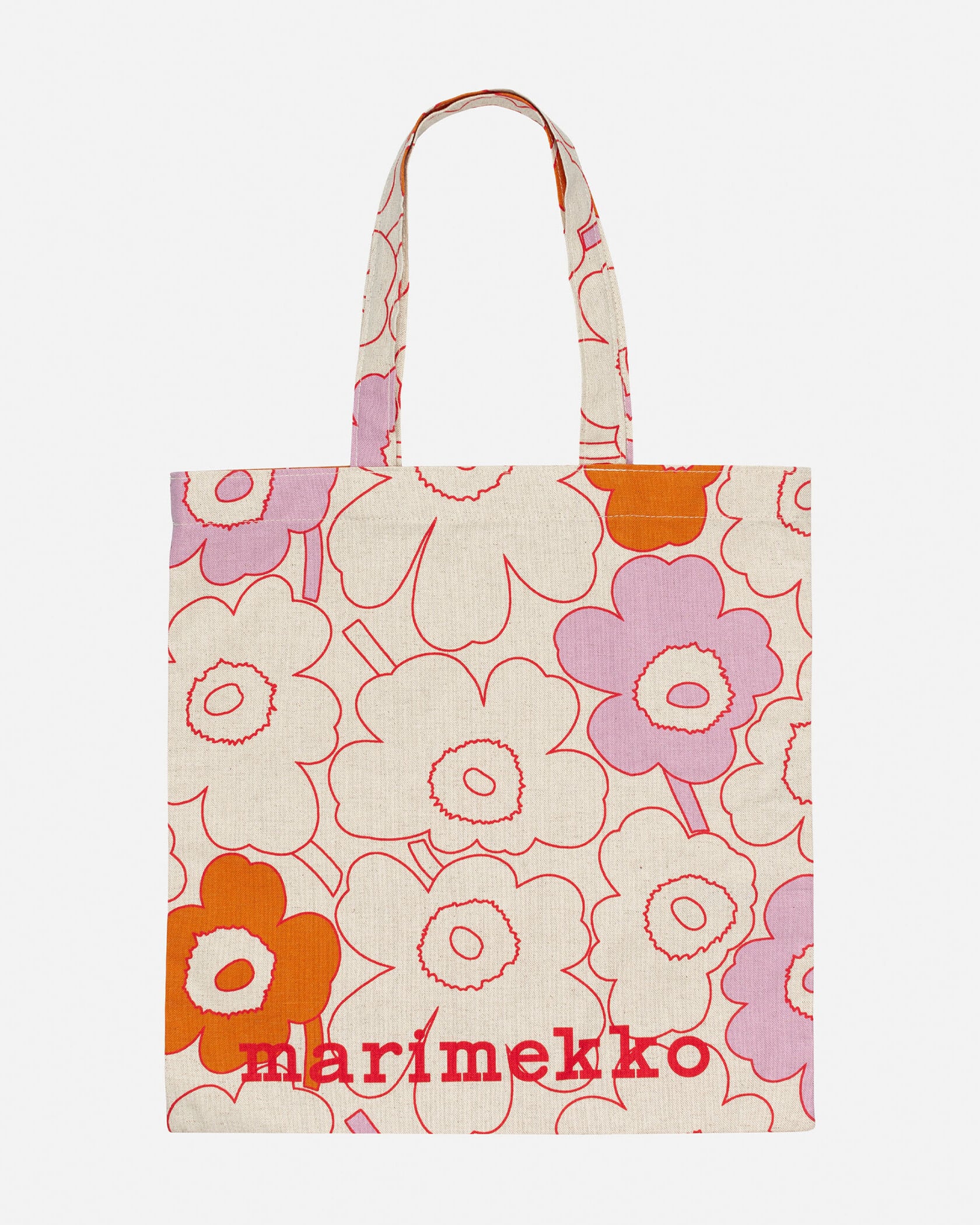 marimekko フラワーパターン トートバッグ - メルカリ