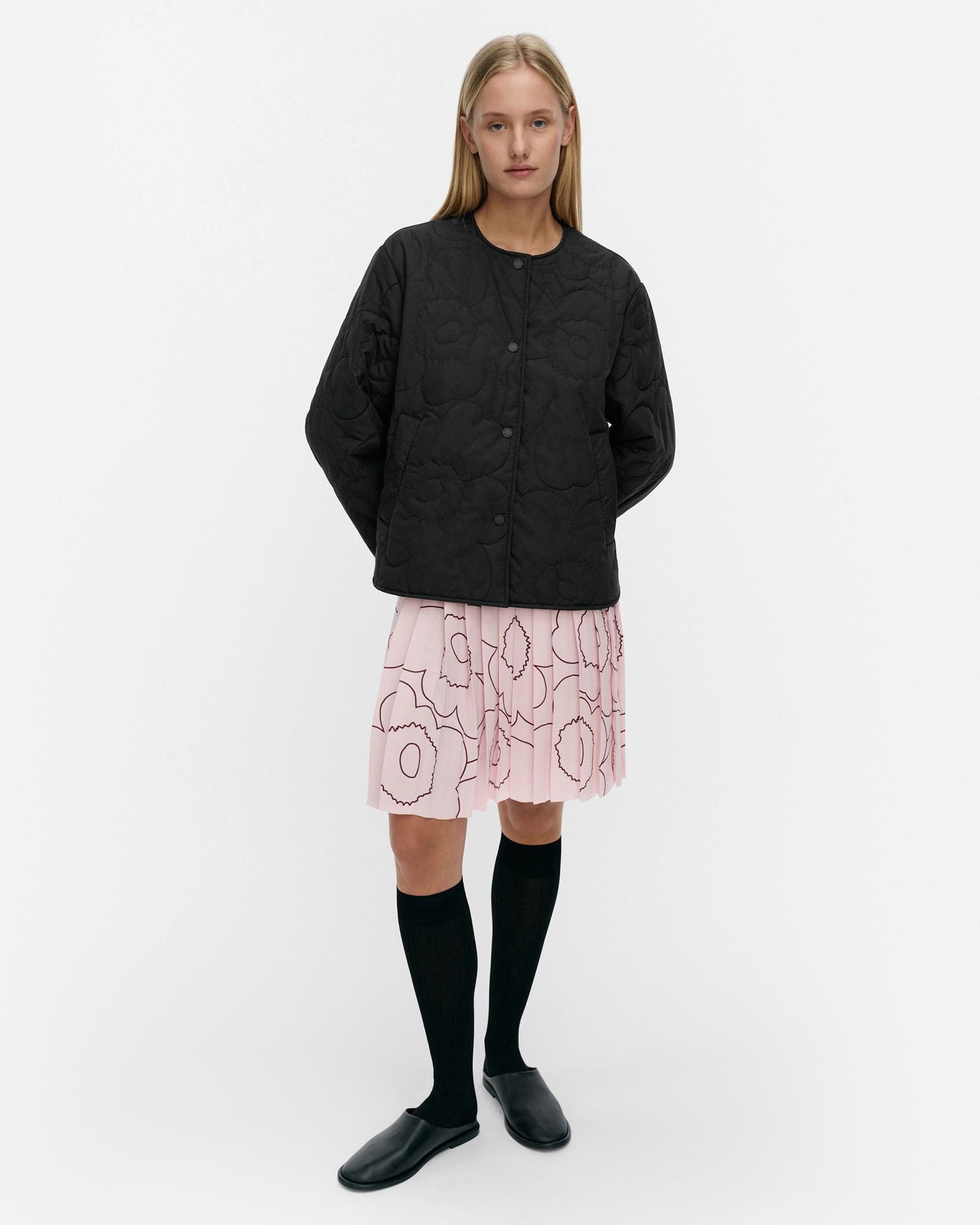 Kapseli Piirto Unikko コート | Maija Isola | Marimekko (マリメッコ