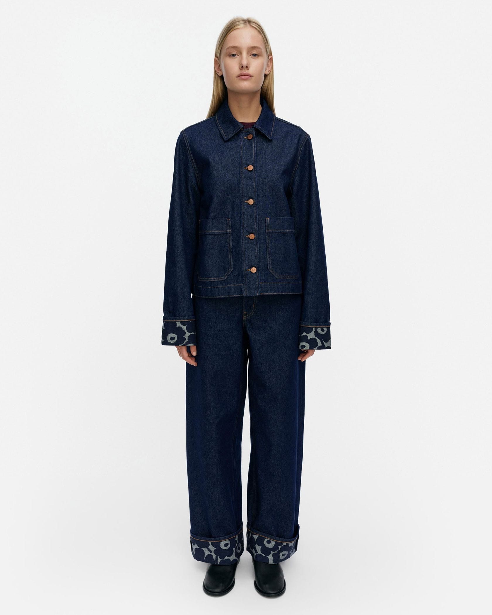 Maridenim Kaanteet Mini Unikko デニムジャケット | Maija Isola