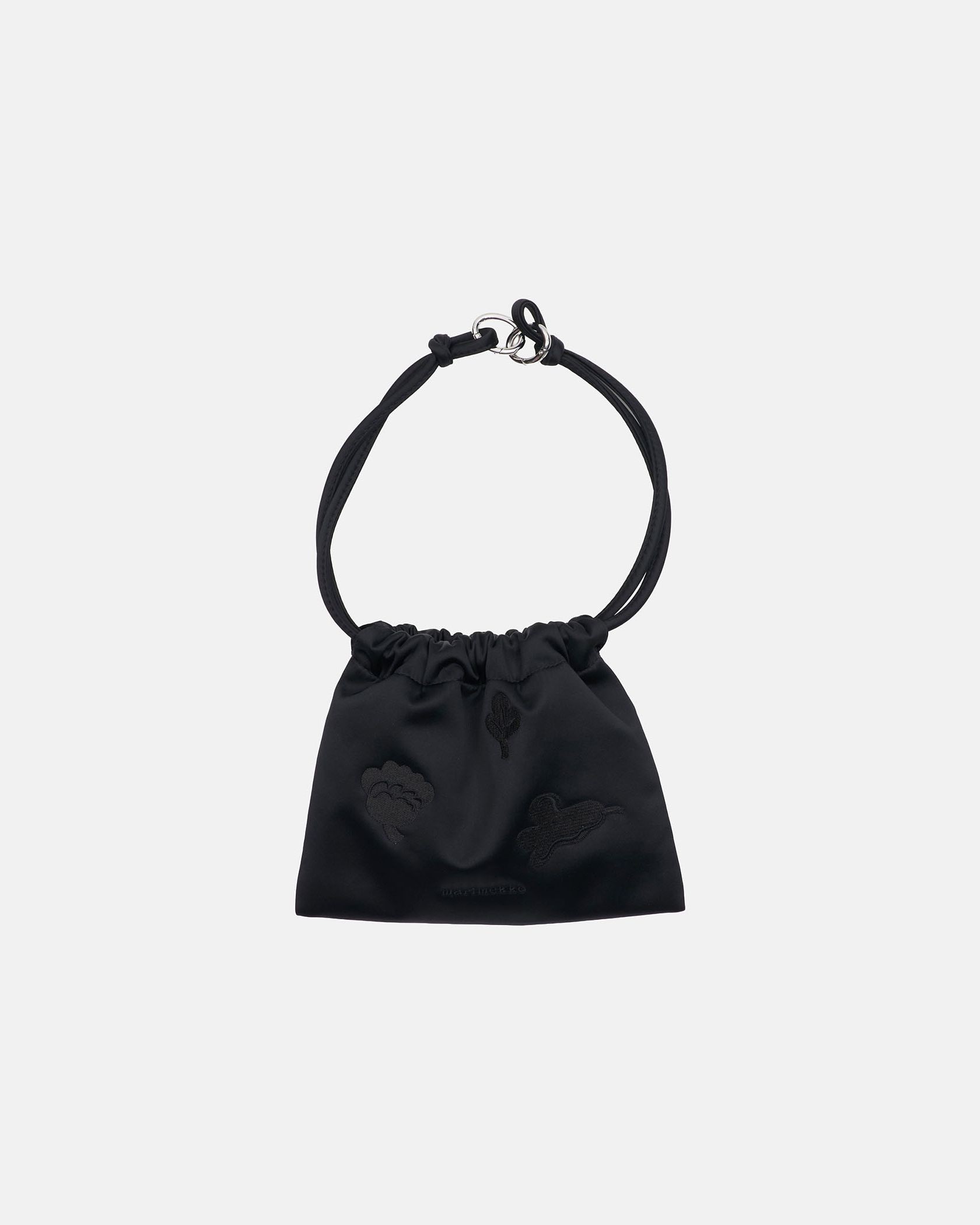 バッグ CirraSatinKukasta kukkaan drawstringbag Cirra Satin Kukasta kukkaan バッグ | Erja Hirvi | Marimekko