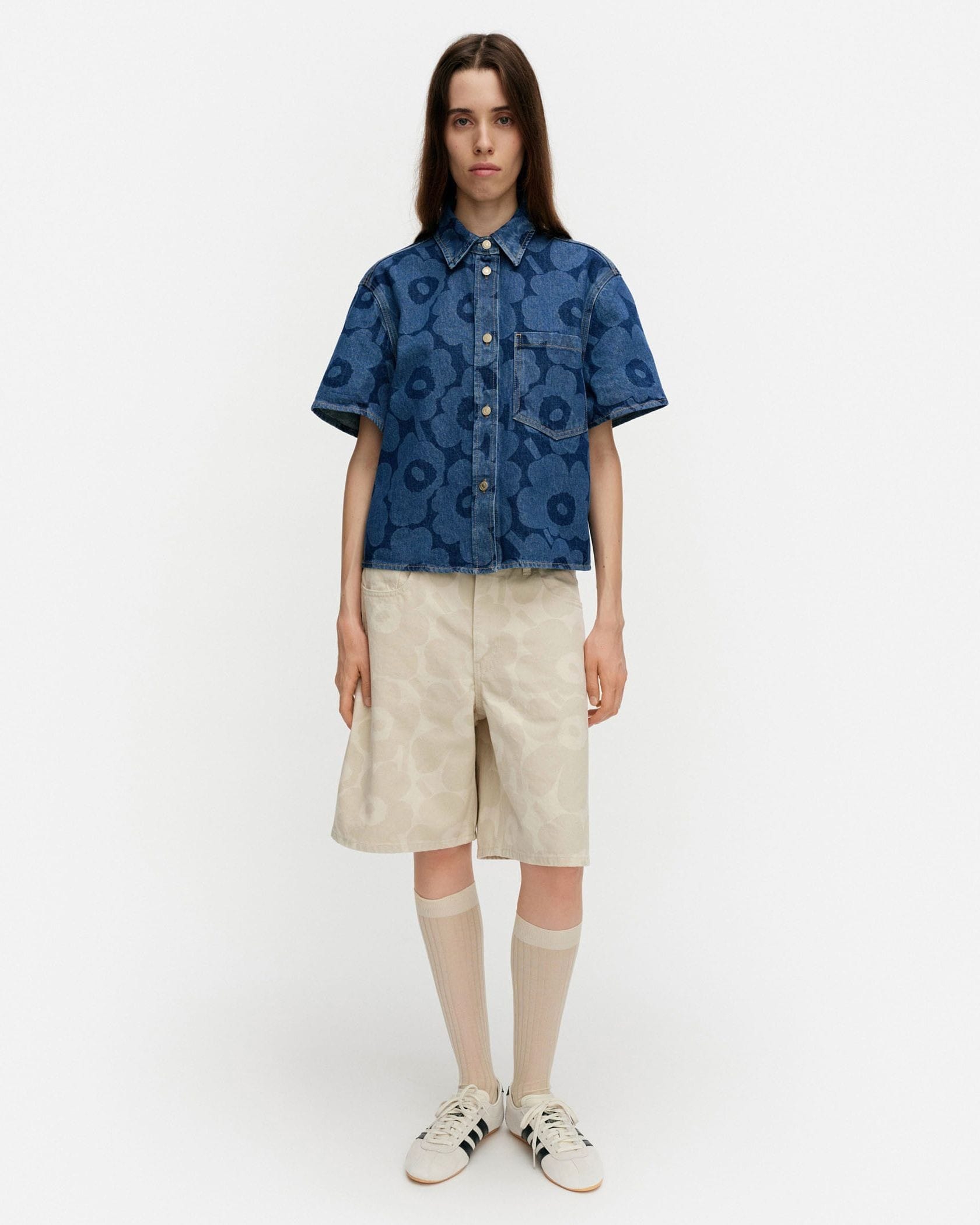 Maridenim Kuvata Unikko シャツ | Maija Isola | Marimekko