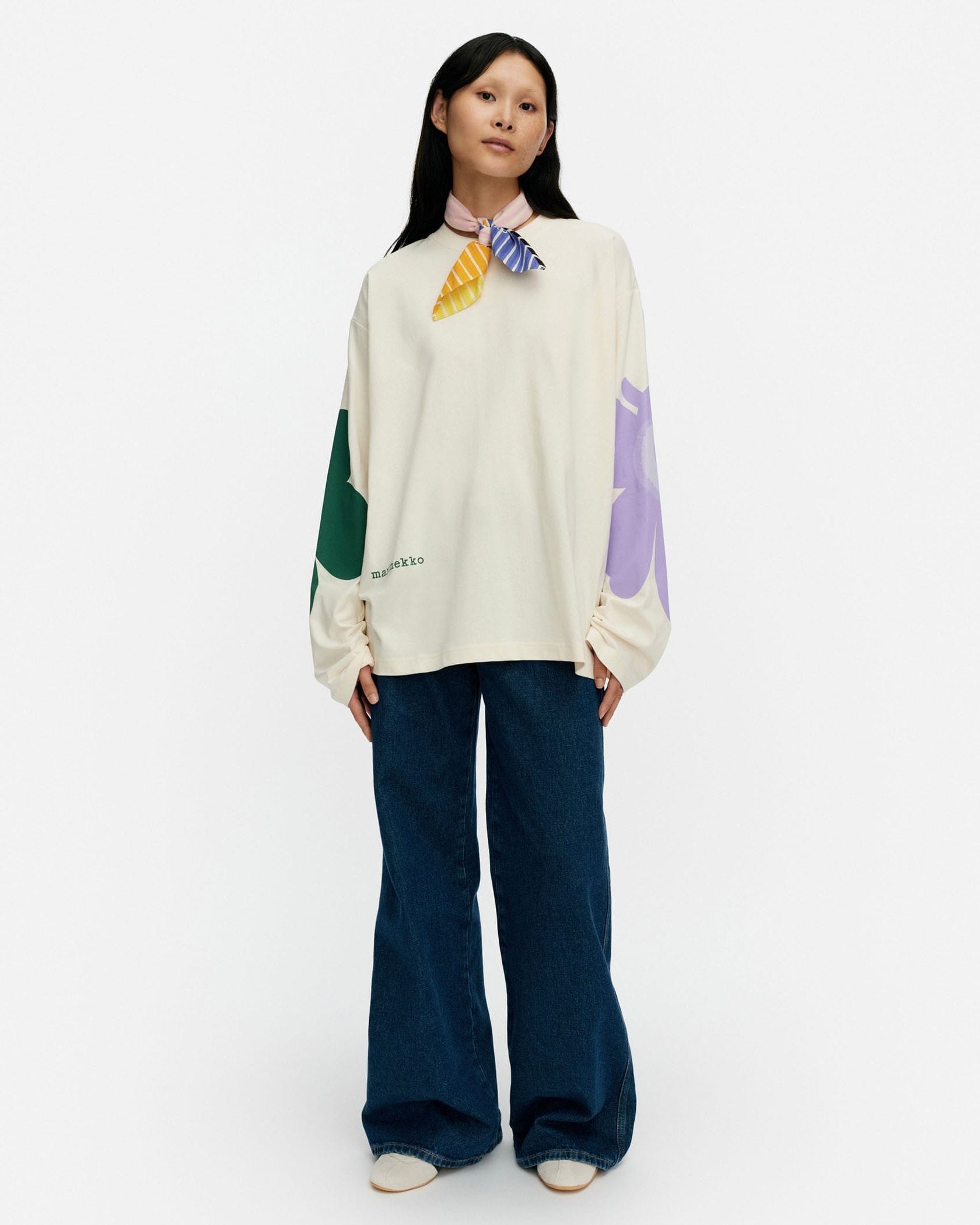 Siksak Unikko Placement カットソー | Maija Isola | Marimekko