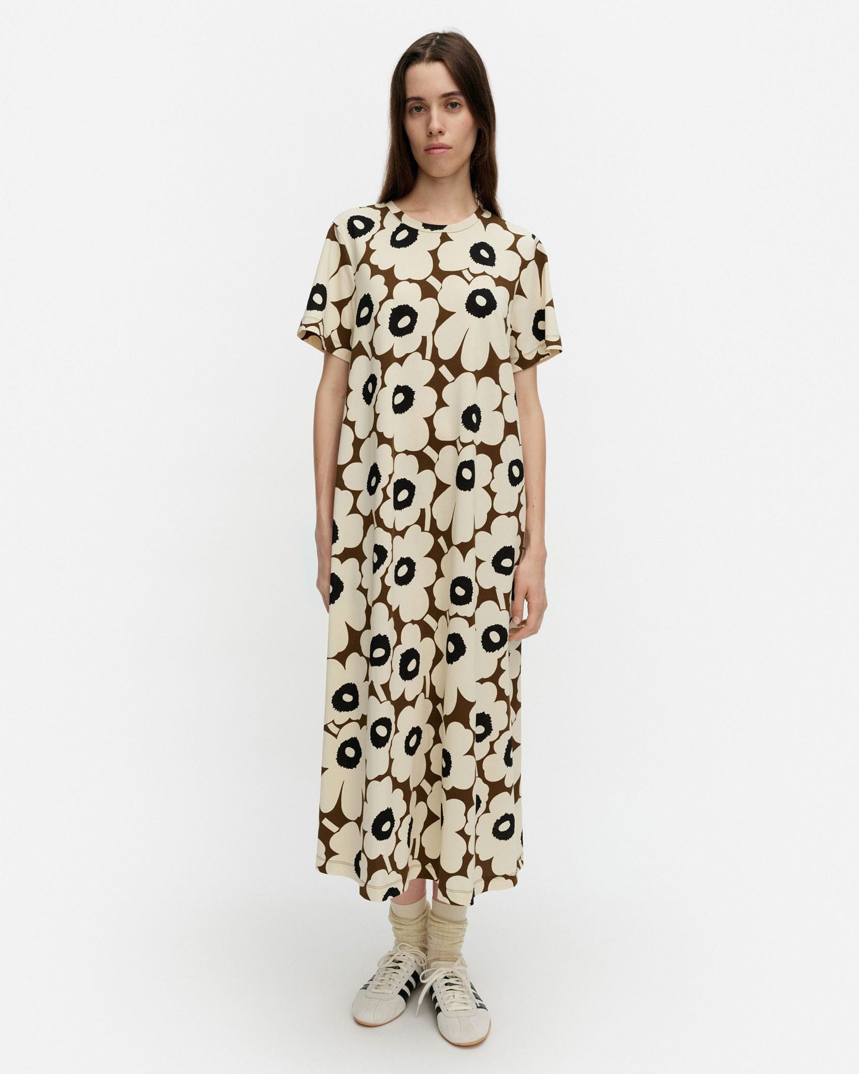 Pisteinen Unikko ワンピース | Maija Isola | Marimekko (マリメッコ