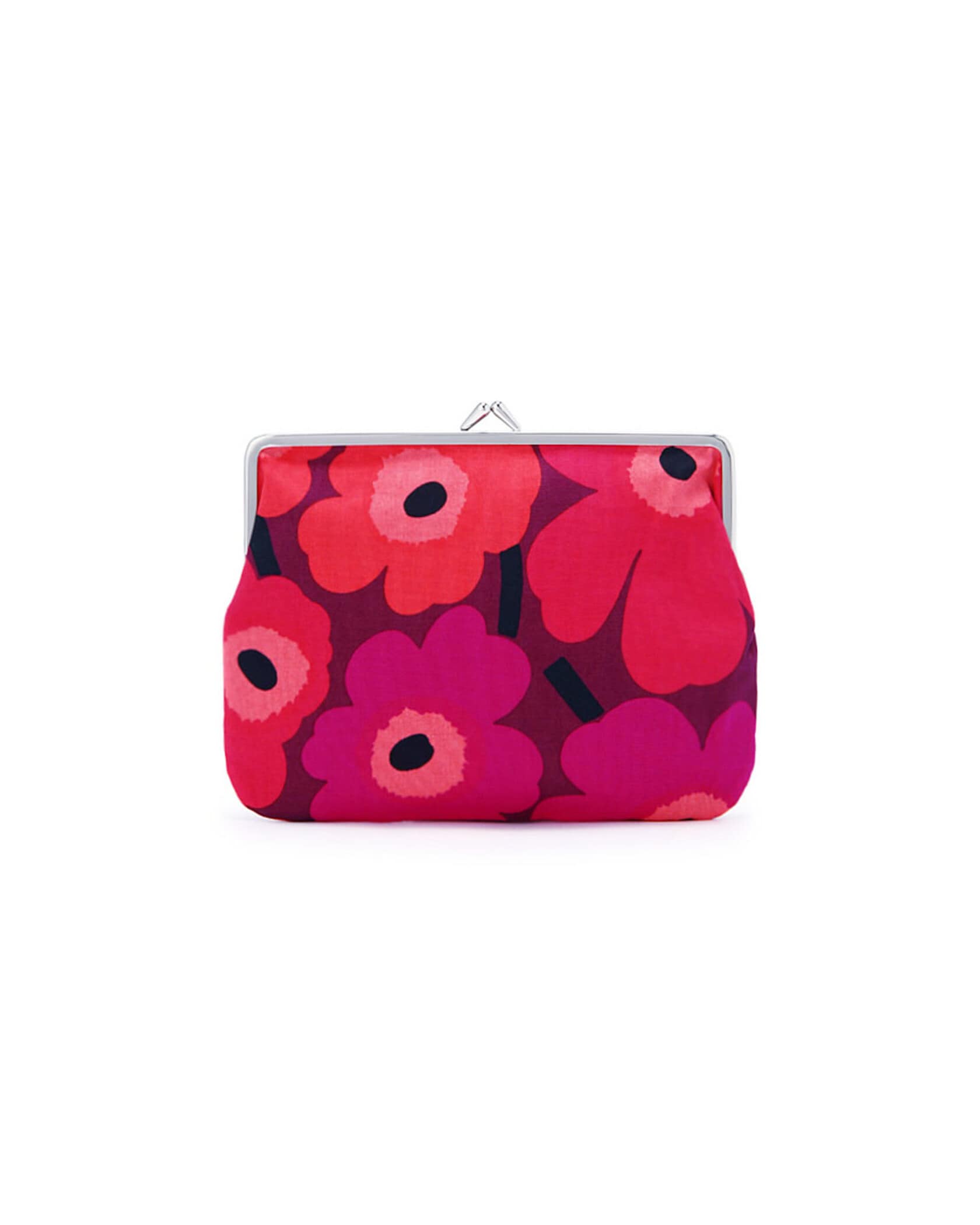 マリメッコ Mini Unikko がま口ポーチ 丸 marimekko マリメッコ 横長 がま口 ポーチ 27003 091158 090308